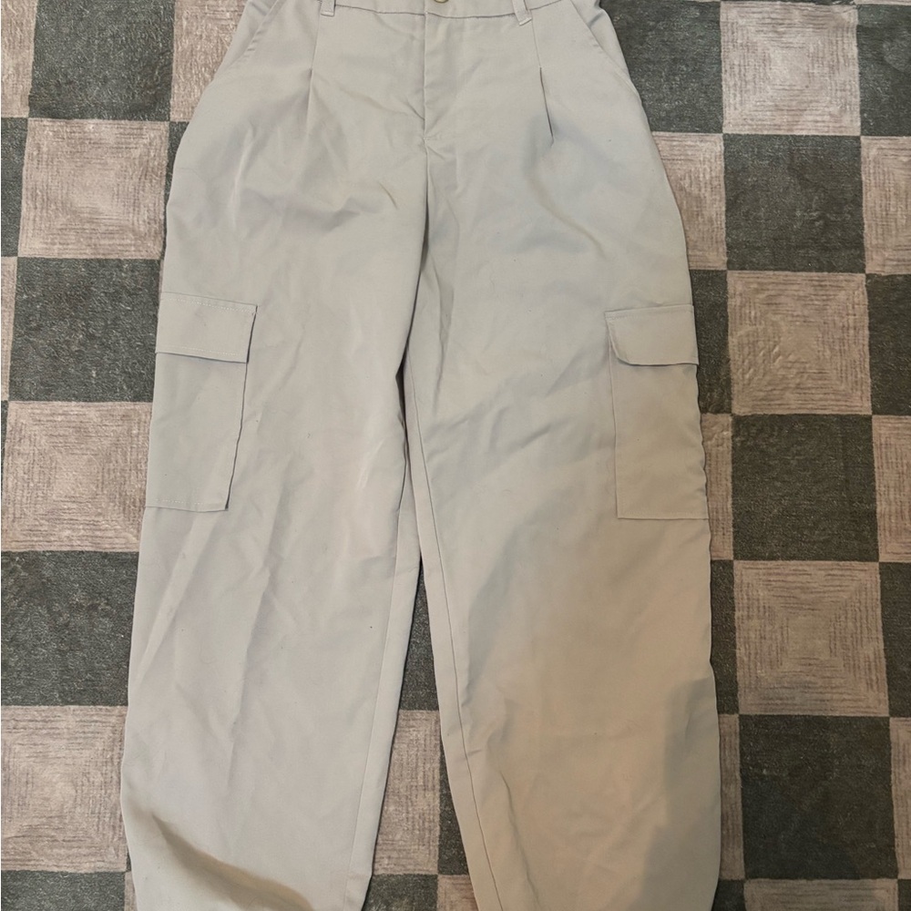 Women Cargo Pants - Gray